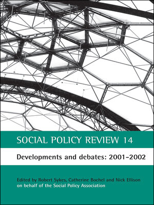 cover image of Social Policy Review 14